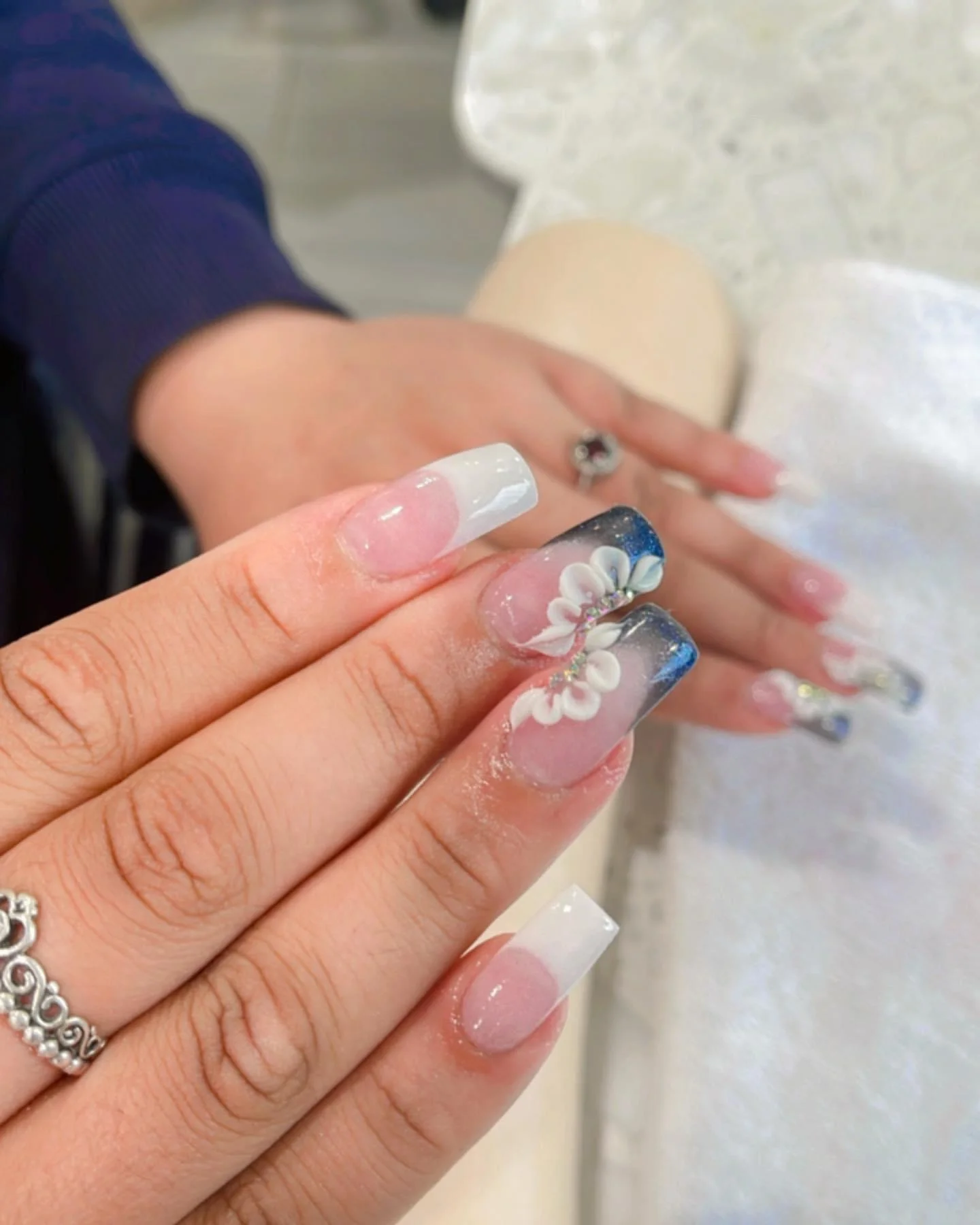 Nail work by the salon