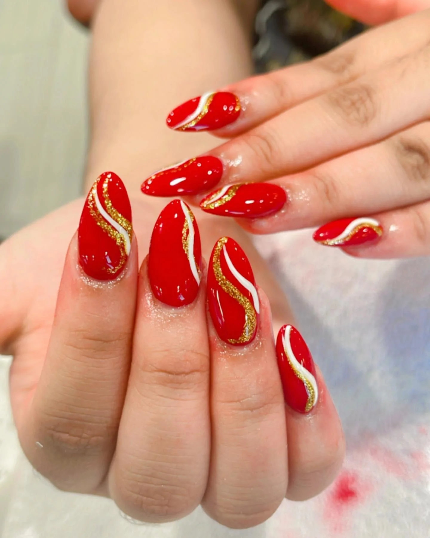 Nail work by the salon
